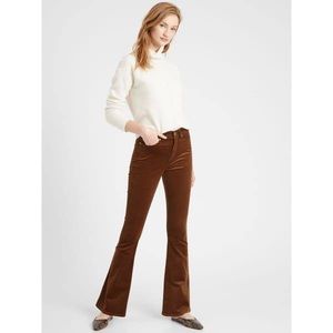 Banana Republic high rise corduroy flare pants